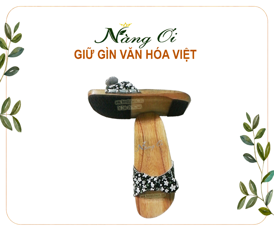 guốc gỗ truyền thống cho ai thích phong cách xưa